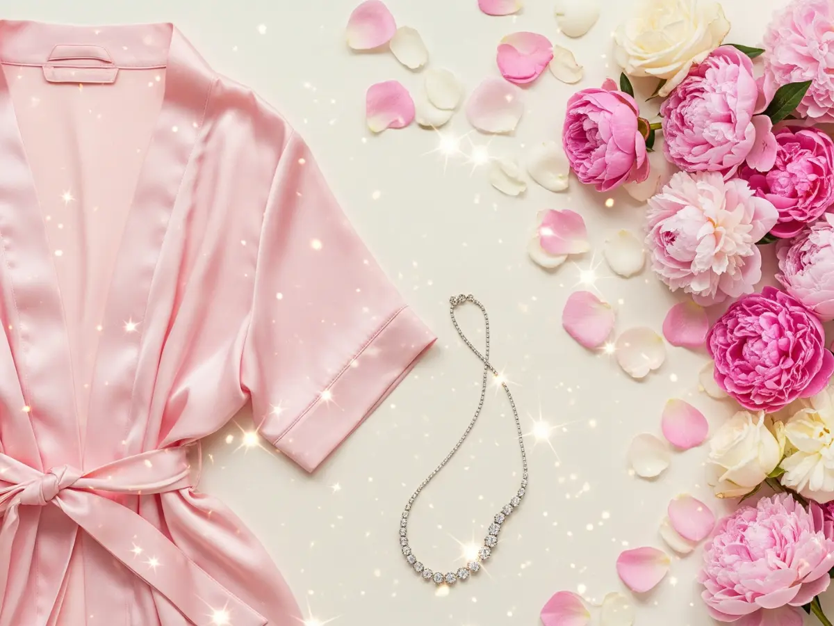 iScents Feminine Elegance — evening setting with locket and flowers representing women's perfume collection Pakistan