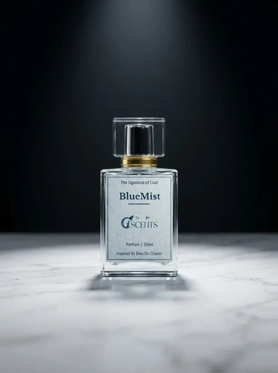iScents BlueMist 50ml Extrait de Parfum bottle fresh citrus woody scent for men in Pakistan